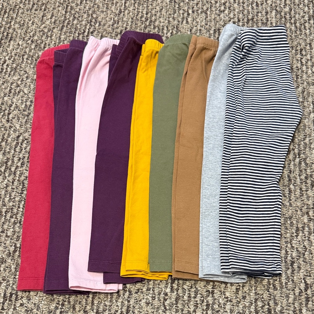 Bundle toddler girls leggings 3T lot